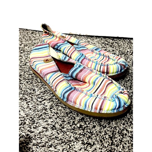 TWISTED X Women's Slip-On Loafer Multi-colored Rainbow Stripe Size 10M - Picture 3 of 7